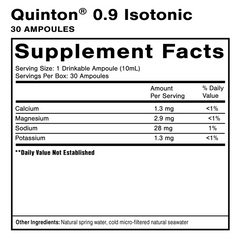 ORIGINAL QUINTON® 0.9 ISOTONIC AMPOULES