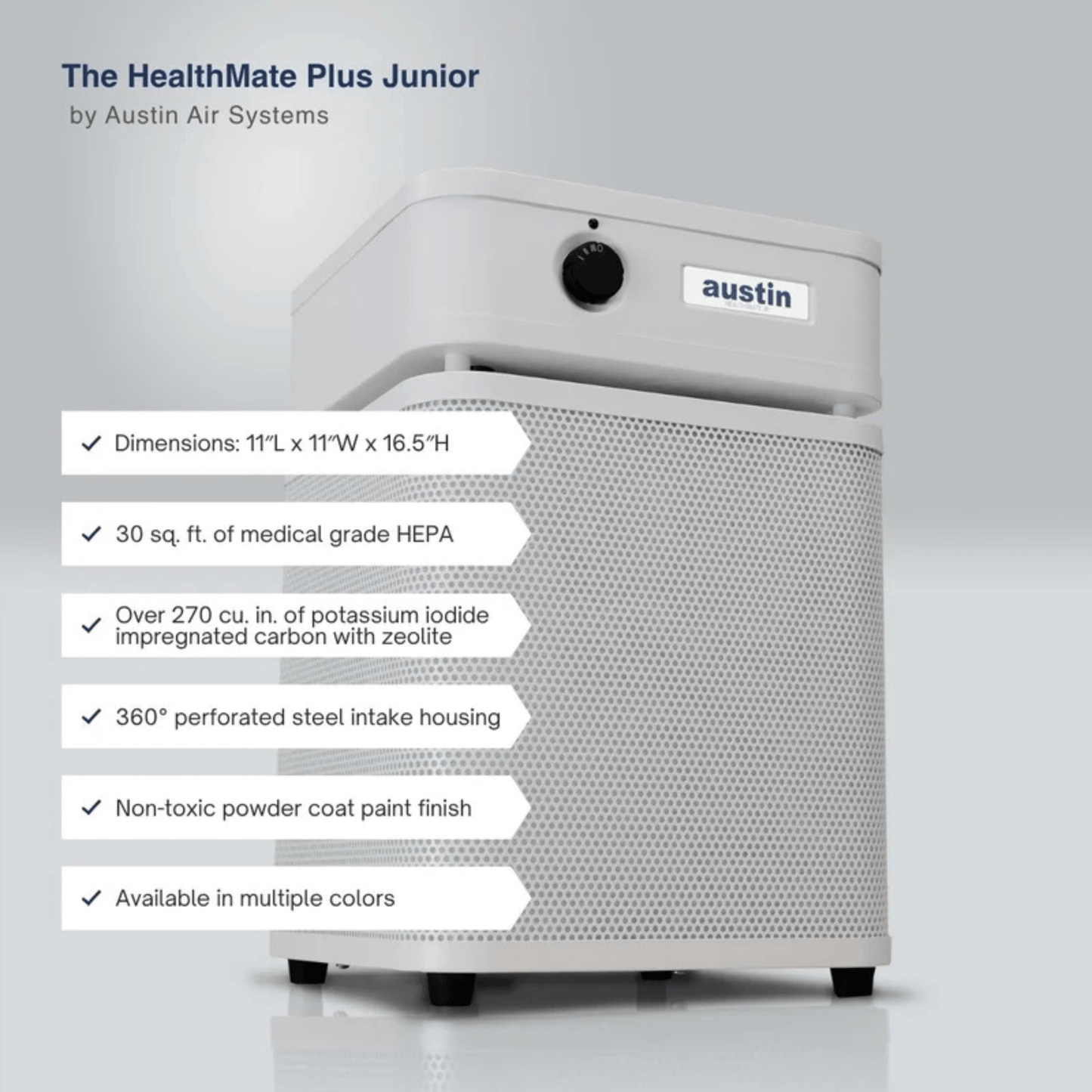 Purifier Austin Air Healthmate Plus Jr- White