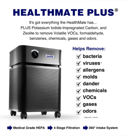 Purifier Austin Air Healthmate Plus - Midnight Blue