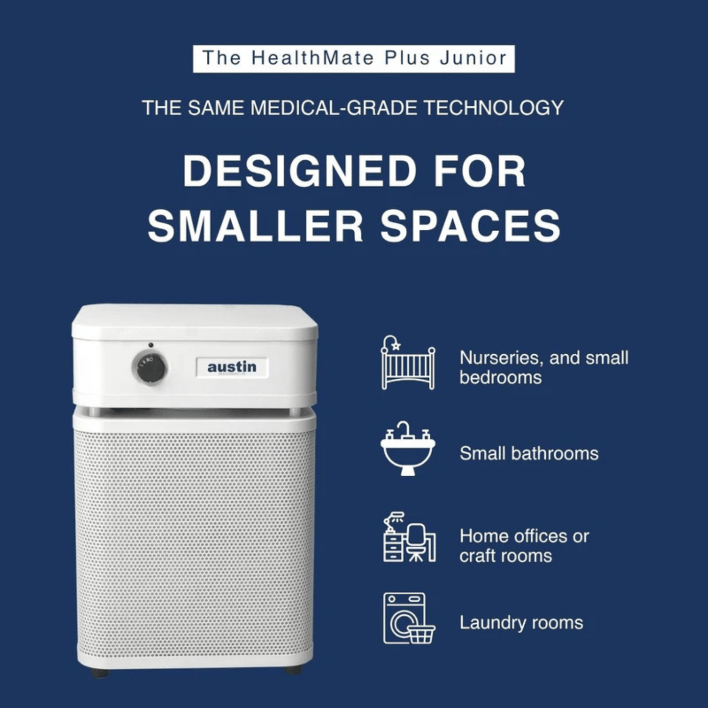 Purifier Austin Air Healthmate Plus Jr- White