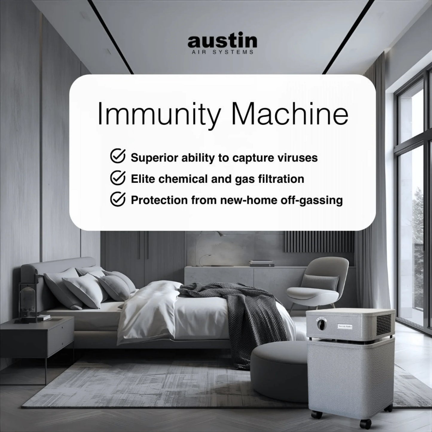 Purifier Austin Air Immunity Machine - Graphite